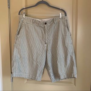 J. Crew Vintage Seersucker Shorts Men 34W